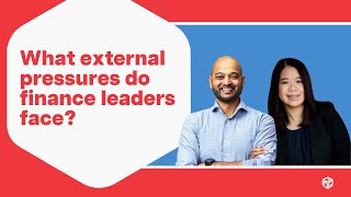 What external pressures do finance leaders face? | Insights from the 2023 Finance Leaders Survey