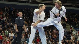 ‪SHINKYOKUSHINKAI ALL EUROPEAN KARATE CHAMPIONSHIP 2011 HEAVY WEIGHT SEMIFINAL‬1‪