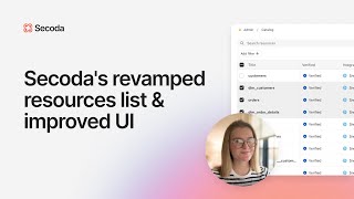 Our revamped resource list \u0026 UI update | Secoda