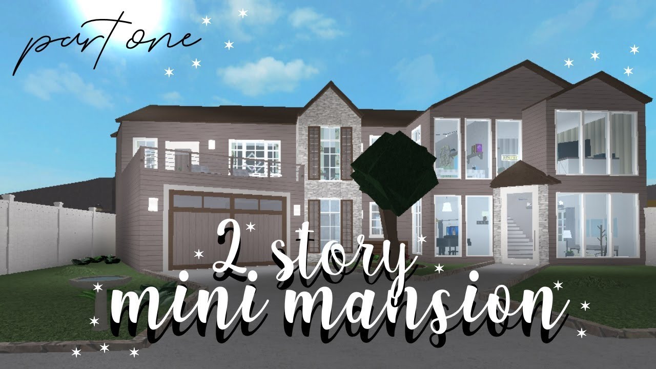 Bloxburg House Layout 2 Story Mansion