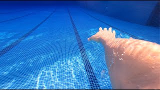 [Swimming] good sunlight good water,Take everyone swimming in the first perspective