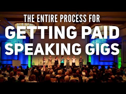 The entire process to get paid regularly for speaking engagements – Advanced version