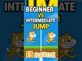 Beginner vs Intermediate Jump in Scratch (You’ll Feel the Difference)  #scratch #hack #codeblocks