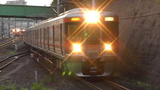 【ホームライナー瑞浪】JR東海313系8000番台B203編成+B204編成　金山