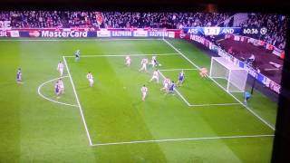 Vanden Borre GOAL 3-1 Arsenal - RSC Anderlecht Champions League 04.11.2014