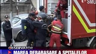 UPDATE Pacientii din 67 de spitale evacuati in strada 1 APRILIE 2011