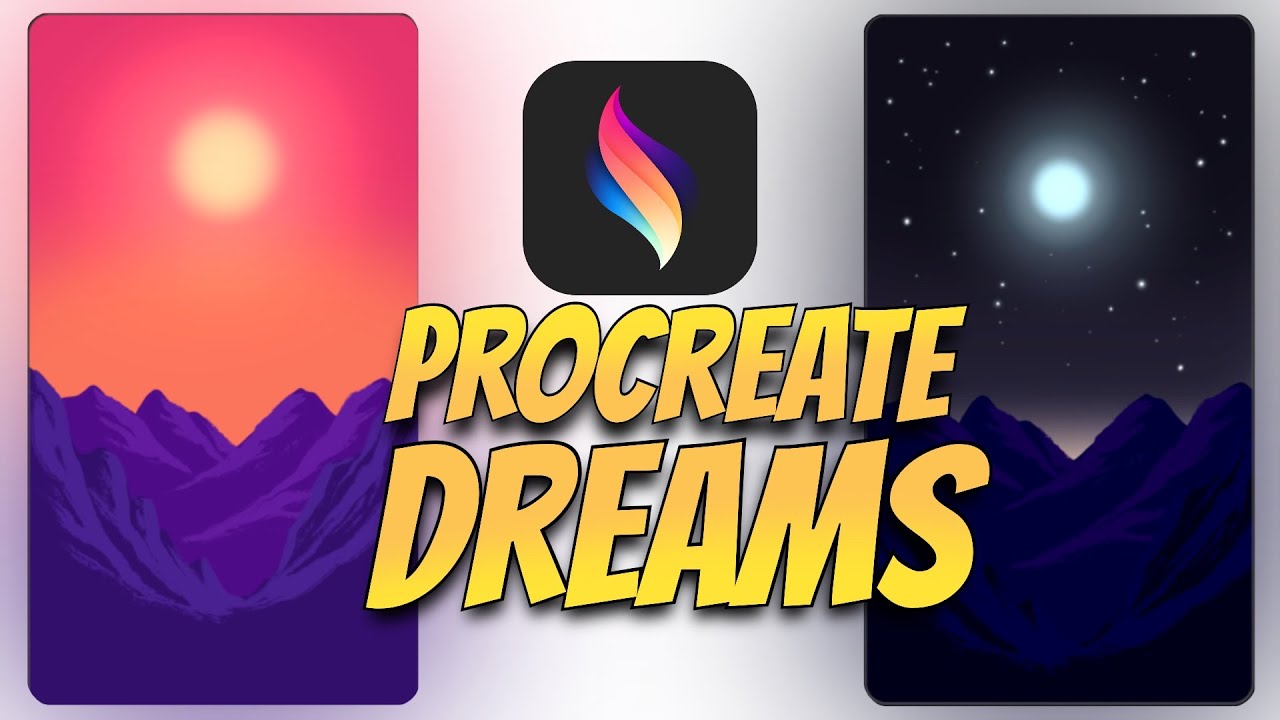 Day To Night Procreate Dreams Tutorial 1 Youtube