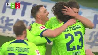 Wolfsburg 6 - 0 SC Freiburg (Bundesliga 2022 - 2023 Matchday 16 Highlights)