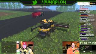 Twitch Stream: Farming Simulator 15 PC Volcano Island 2/28 Part 3