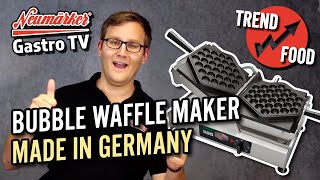 Bubble Waffle Maker | das Profiwaffeleisen mit Wechselplatten von Neumärker | Wie es geht?