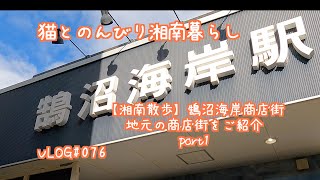 【湘南散歩】鵠沼海岸商店街 地元の商店街をご紹介 湘南暮らし 猫との暮らし 移住生活 50代夫婦 夫婦チャンネル