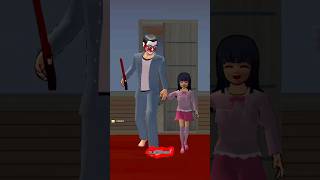 Hantu  Bhoot Monster Baby Mom😮👣Sakura School Simulator horror ding dong  #shorts #viral #sojamere
