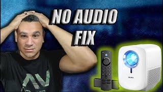 EASY FIX No Audio on FireTV Projector Mudix