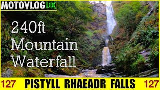 127 motovlog :: Pistyll Rhaeadr Mountain Waterfall #vfr #vfr800f #vtec