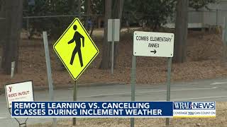 Remote learning vs. canceling classes during winter weather