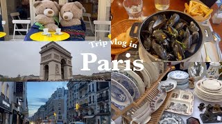 ひとり旅inパリ🇫🇷①エッフェル塔｜凱旋門｜オペラ座｜ヴァンブ蚤の市