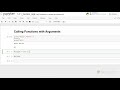 call function with arguments - Introduction to Python: Absolute Beginner Module 2 Video 1