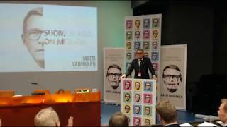 Presidenttiehdokas Matti Vanhanen - Suomen asia on meidän