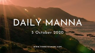 Daily Manna || 5 Oct 2020 || Matthew 5:3 || with Pst. Finney