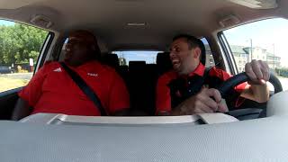 Toyota Huskie Carpool Karaoke with NIU Football Coach Thomas Hammock and Broadcaster Andy Garcia #3