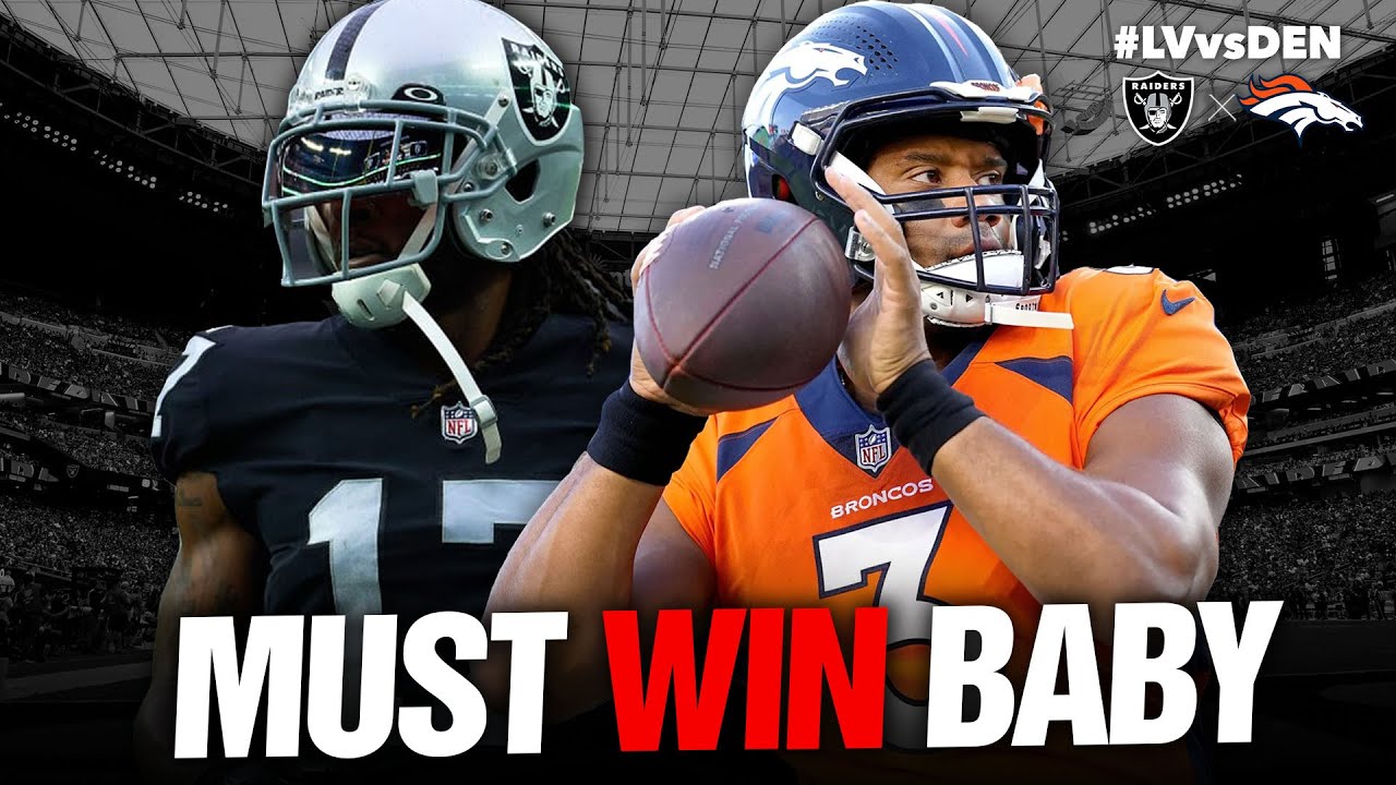 This Is A MUST WIN GAME | Raiders Vs Broncos Week 4 Preview - YouTube