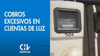 RECLAMO | Usuarios reclamó por cobro excesivo y le anularon la cuenta de luz - CHV Noticias