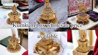 Traditional temple Kumkum Box  Sindoor Box For Wedding  kumkum box designs