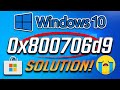 How to Fix Microsoft Store Error 0x800706d9 in Windows 10 - [2026]