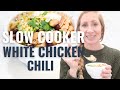 An EASY RECIPE - slow cooker meal for the family!  |Slow Cooker White Chicken Chili