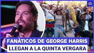 Público de humorista George Harris lo espera con euforia en la Quinta Vergara