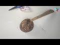 how to make laddle in coconut shell தேங்காய் சிரட்டையில் அகப்பை செய்வது எப்படி econic creatives