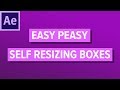 Resizing text boxes in under a minute! | Learn After Effects