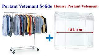 Portant Vetements Solide avec Housse, www.tatkraftshop.fr, Tatkraft Drogo \u0026 Big: #armoire  #portant