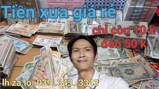 Tiền xưa Việt Nam - Tiền giấy Việt Nam các loại rẻ | Tony tèo vlog