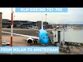 Trip Report | KLM Boeing 737-700 (Economy) | Milan (MXP) - Amsterdam