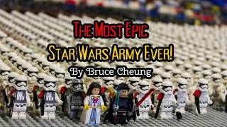 EPIC LEGO Minifigure Star Wars Army, Galactic Bswift Army Collab with Jeff Snow, Tour 2017