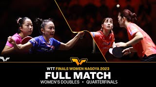 FULL MATCH | NAGASAKI/KIHARA vs JEON/SHIN | WD QF | #WTTNagoya 2023