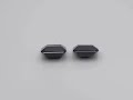 Природный Минерал — Черная Шпинель natural black spinel pair