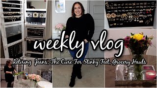 I Found The Cure For Stinky Feet, Retiring My Jeans, Walmart \u0026 Publix Grocery Haul | WEEKLY VLOG