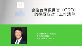 合格首席数据官的挑战应对与工作清单