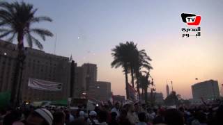 Tahrir Square celebrates after Morsy announced president