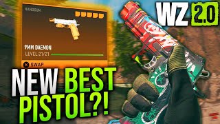 WARZONE: New 9MM DAEMON Best Loadout! New META PISTOL?! (MW2 New Weapon)