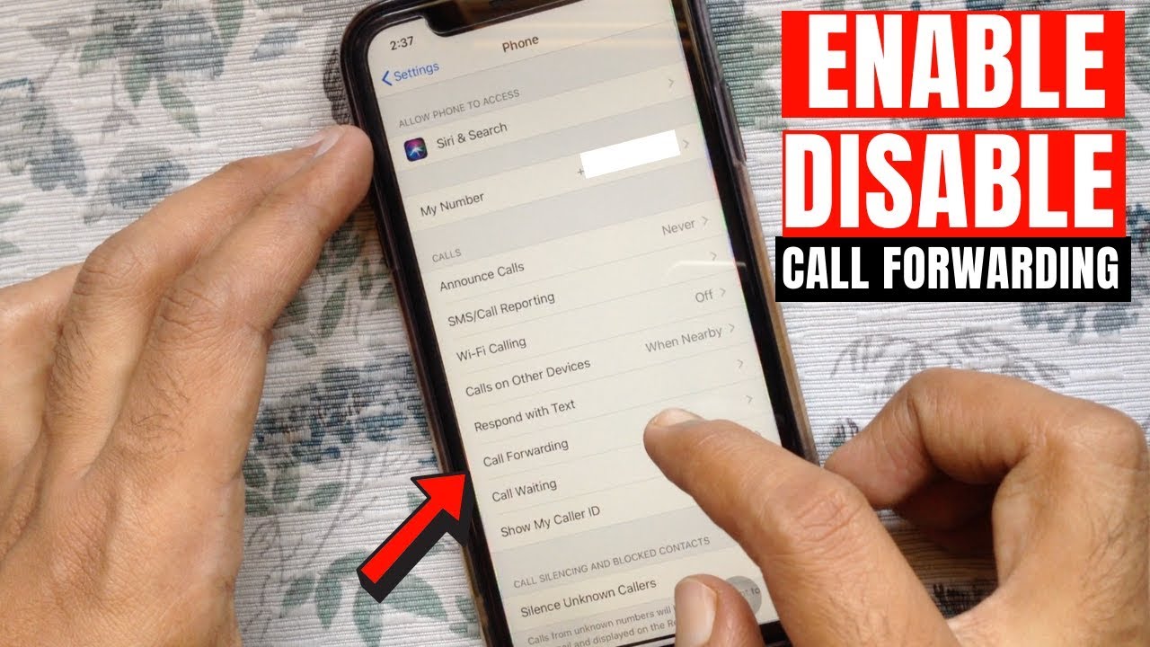 How To Enable And Disable Call Forwarding In IPhone | Call Forwarding ...