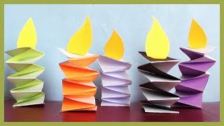 DIY Paper Candles | Simple & Easy Paper Crafts for Everyone!