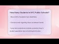 how many students in nyc public schools childhood education zone