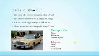 002-Java Class Object and its State And Behavior