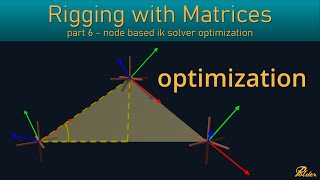 rigging with matrices - part06 - custom node based ik solver optimization