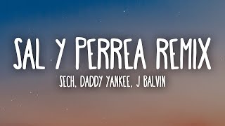 Sech, Daddy Yankee, J Balvin   Sal y Perrea Remix ( 1 HOUR ) WITH LYRICS