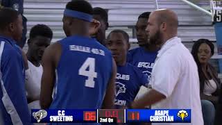 CC Sweeting v AGAPE 2019 Bahamas Basketball High School Nationals