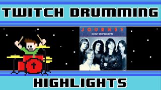 Journey - Don't Stop Believing (Drum Cover) -- The8BitDrummer